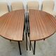 Table modulable vintage à système Torrens et fils