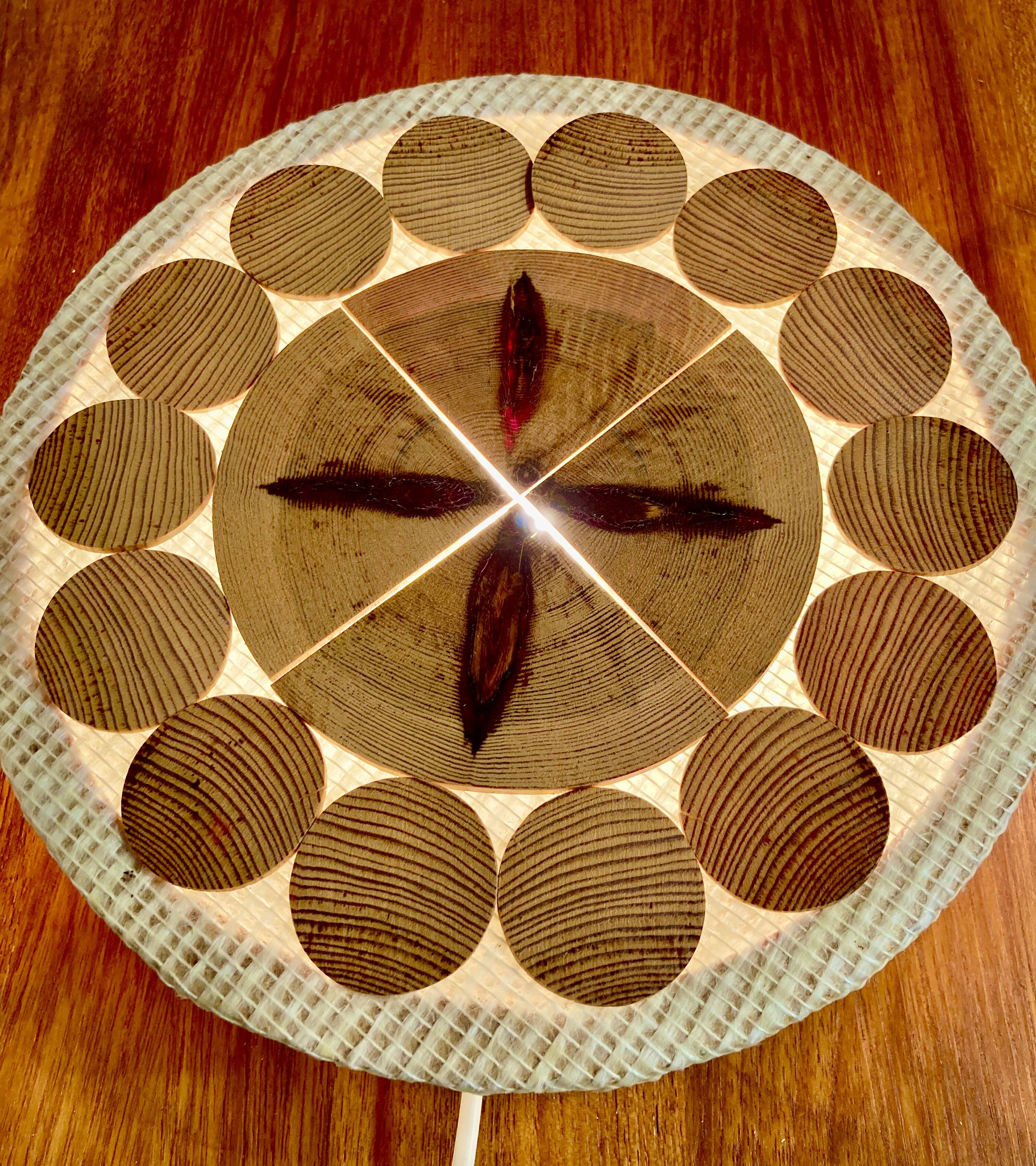 LARGE SCANDINAVIAN DESIGN WALL LIGHT 1950.