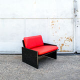 Italian Simone armchairs by Kazuhide Takahama for Gavina, 70's