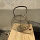 Vintage iron egg basket with hanse antique
