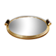 Large art deco mirror tray