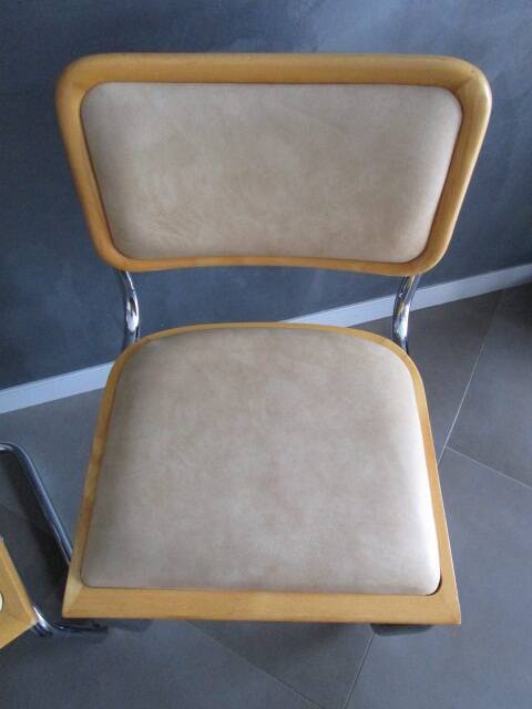 set of two B32 chairs by Marcel Breuer