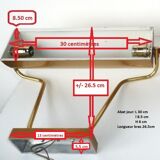 Pair of wall lamps for picture lighting