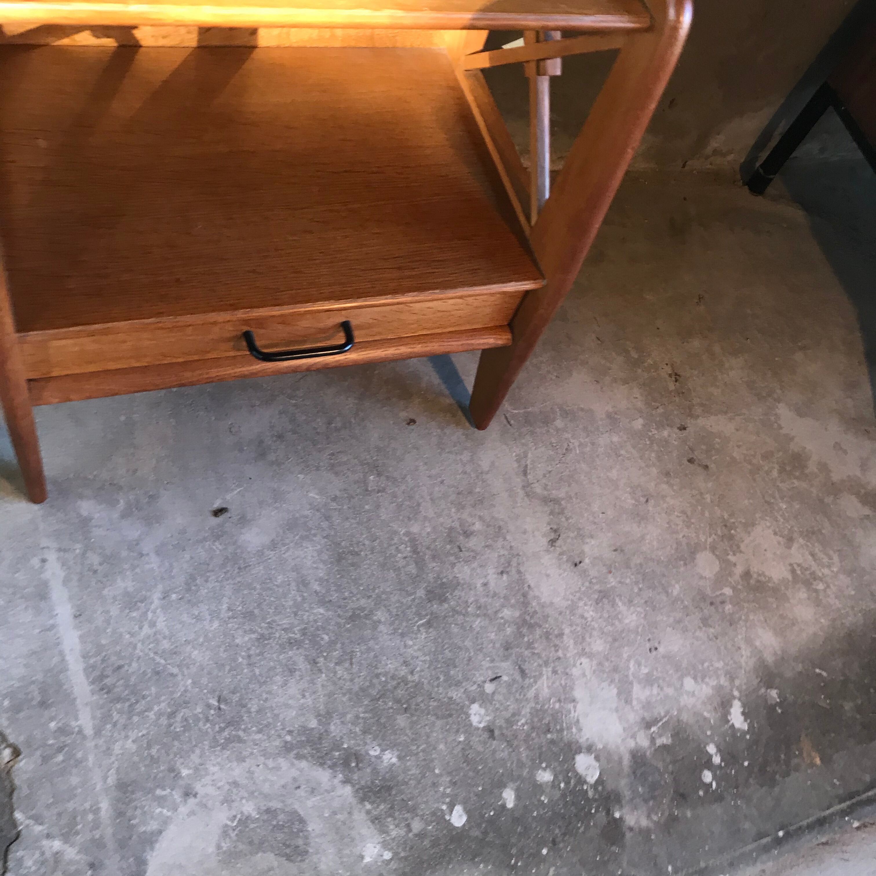 Bedside wooden massif