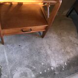 Bedside wooden massif