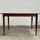 Table scandinave en teck avec rallonge