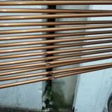 Six chairs" scoubidou" in bronze color