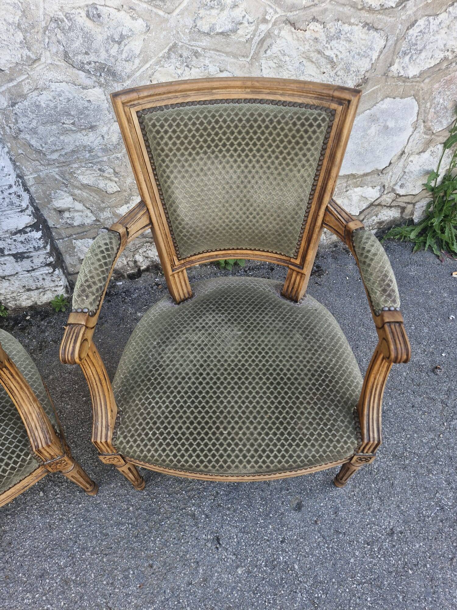 Pair of armchairs