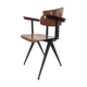 Vintage Galvanitas S16 school Chair with armrests and compass of the 1960s