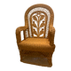 Fauteuil rotin vintage
