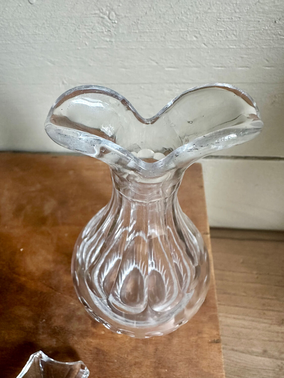 Small glass carafe