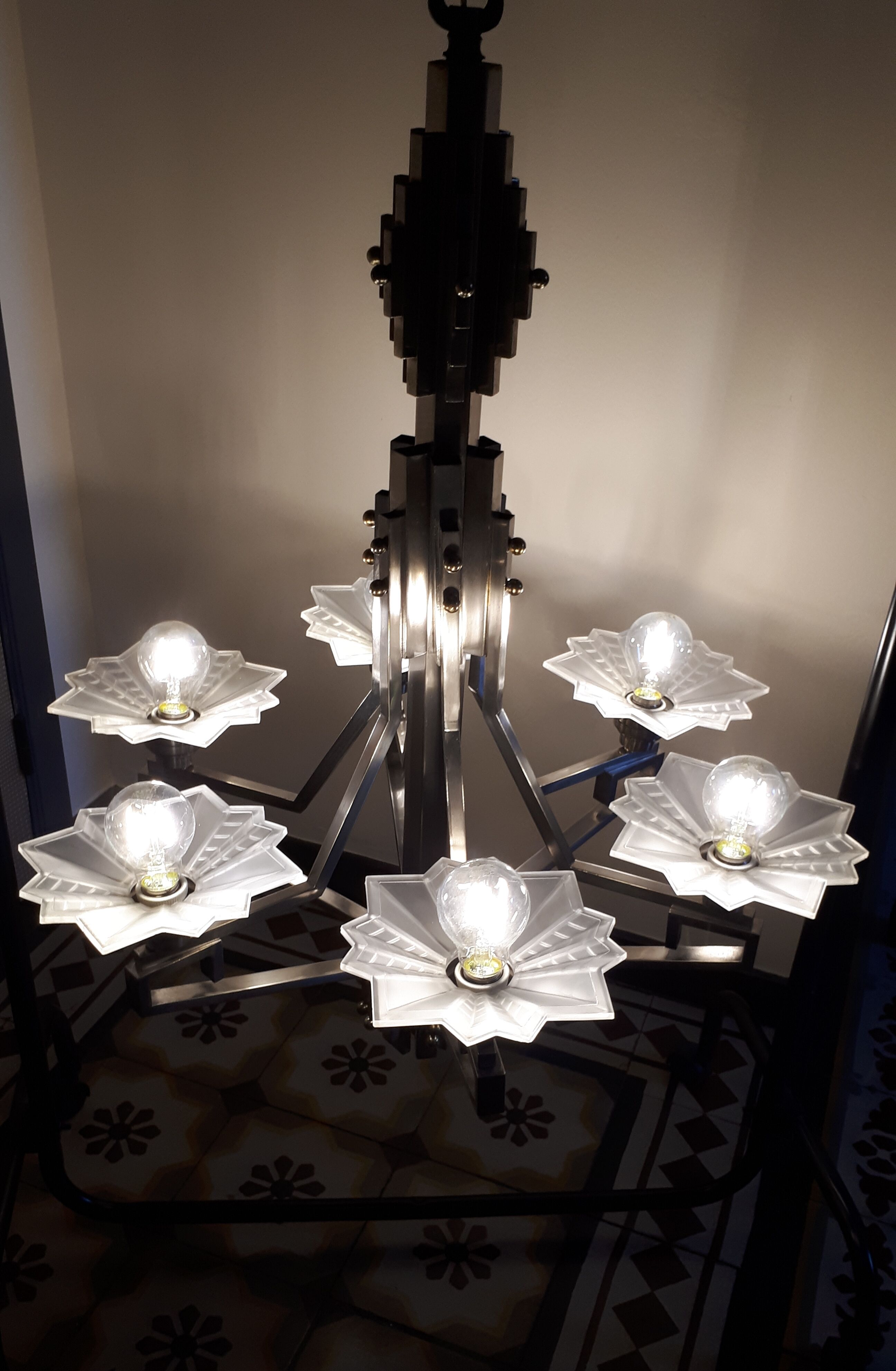 Lustre art déco