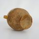 Glazed yellow confit pot, south west of France. Storage jar. Pyrenees 19th century