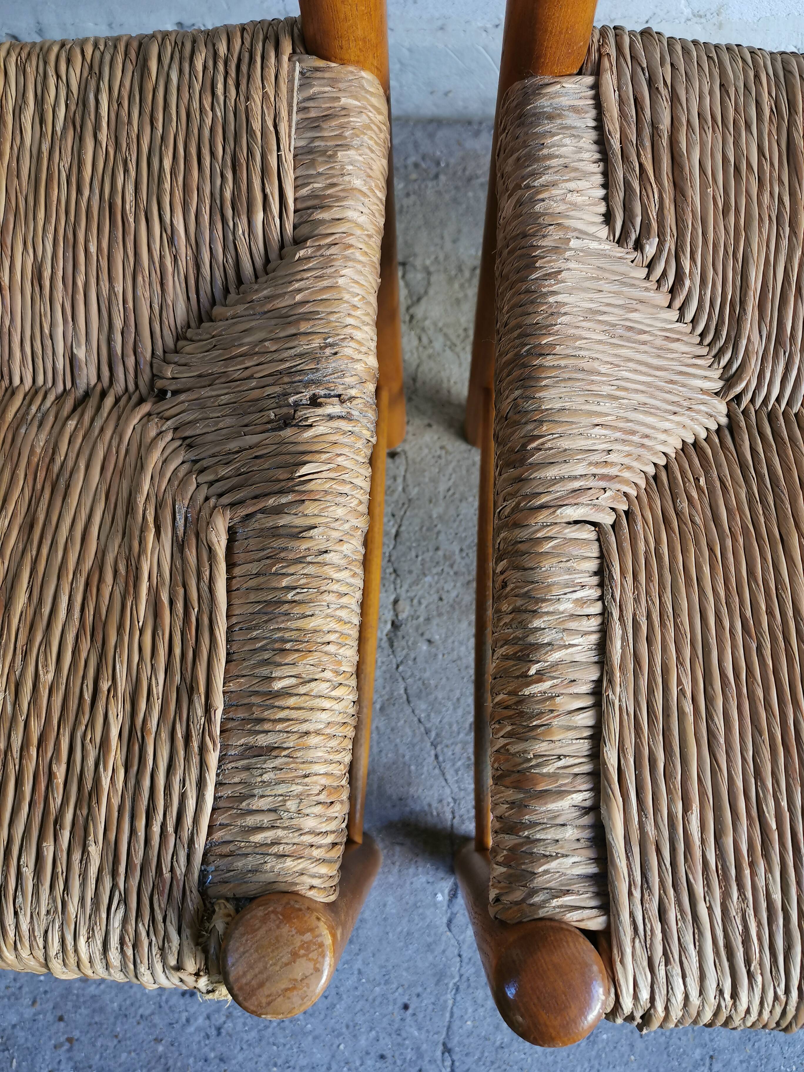 4 vintage chairs Dordogne model by Robert Sentou