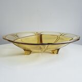 Yellow glass cup