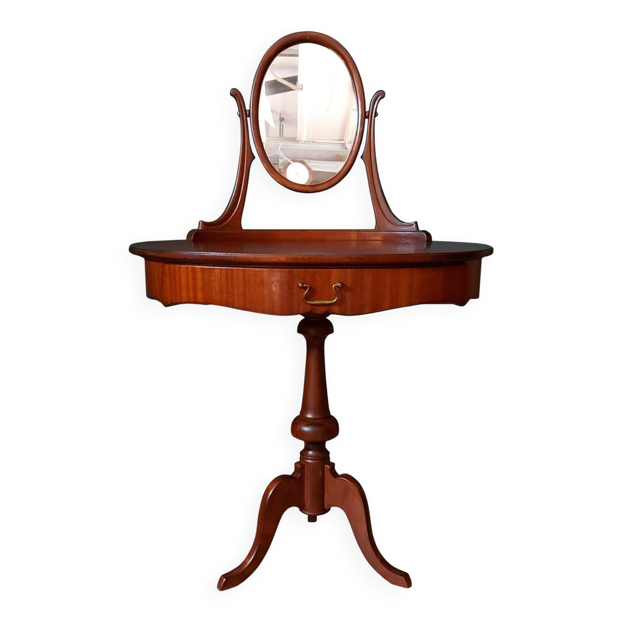 Scandinavian dressing table, Art Deco, mahogany