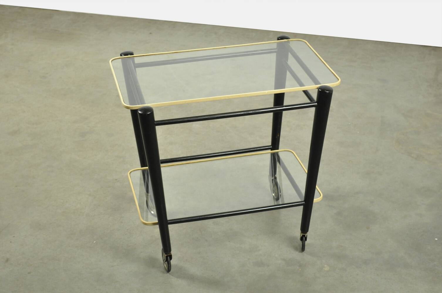 Vintage serving trolley by Cees Braakman for UMS Pastoe, 1950s