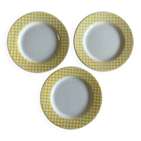 3 Quadrifoglio dessert plates.
