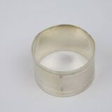 Dot towel ring and solid silver guilloches