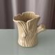 Vintage Italian Ceramic Tree Stump Vase – Bark Texture – Made in Italy