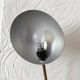 Articulated desk lamp, 1960s, burgundy and gold