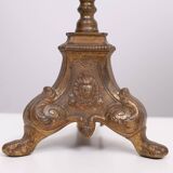 Gilded Bronze table lamps with shades France 1880s