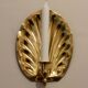 Paire d'appliques vintage en laiton