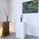 Brutalist walnut table lamp 1950