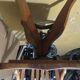Rare American office chair - wooden - swivel - 50s/60s - child