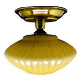 Art Deco pendant lamp, Poland, 1950s