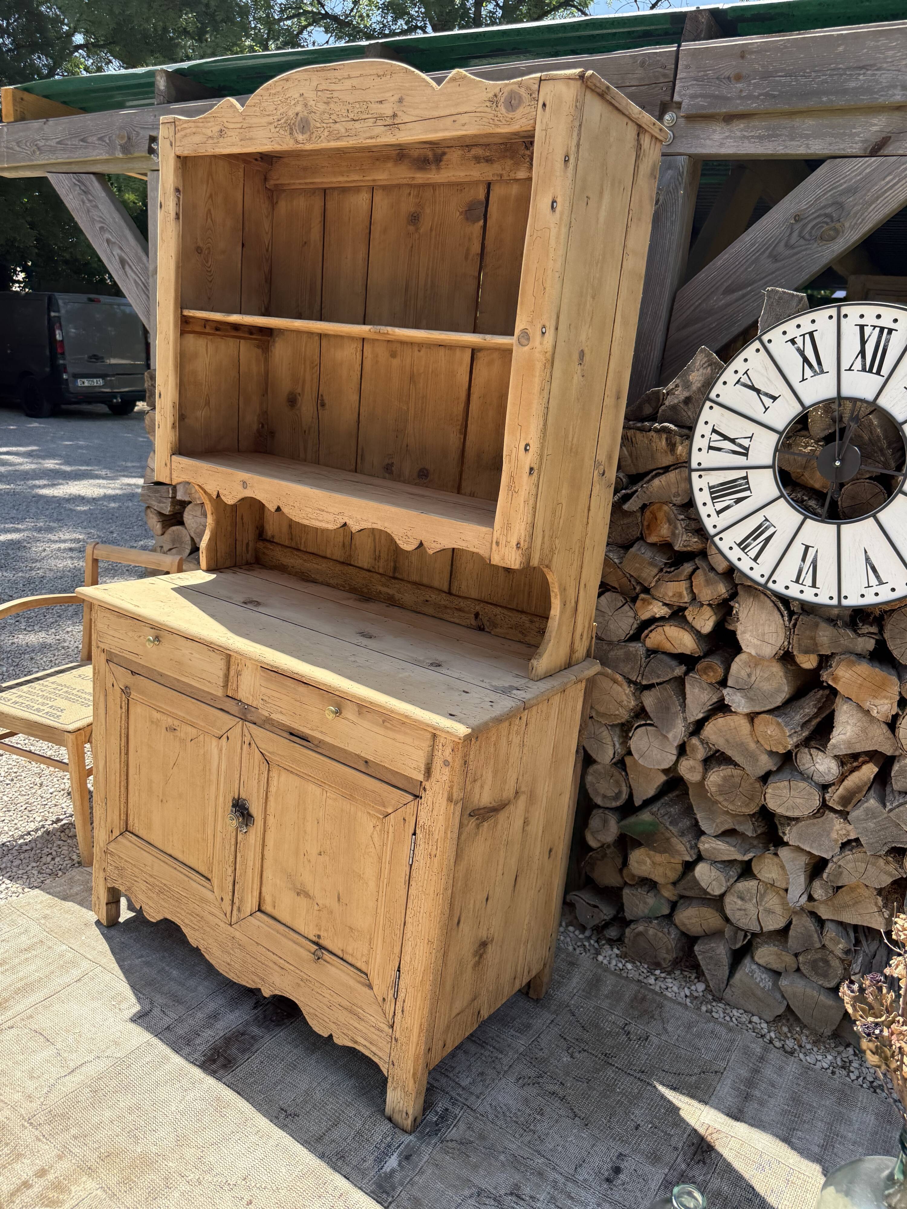 Solid wood sideboard / Two-body buffet