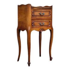 Table de chevet en merisier - style
