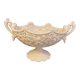 Ear cup in openwood earthenware italian style white lace model