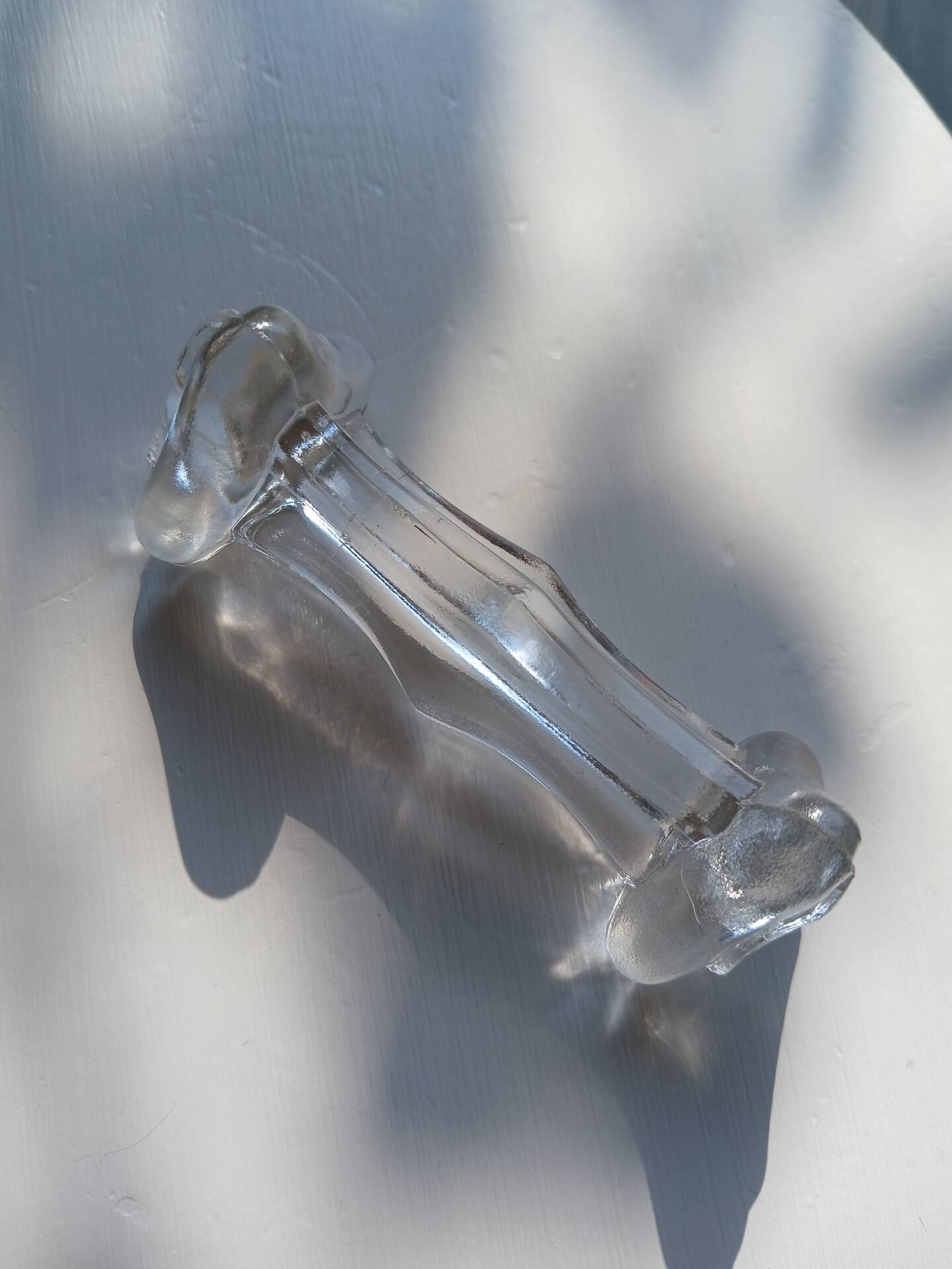 Set of 10 glass knife rests