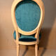 Louis XVI medallion chair, solid beech, unique traditional piece.