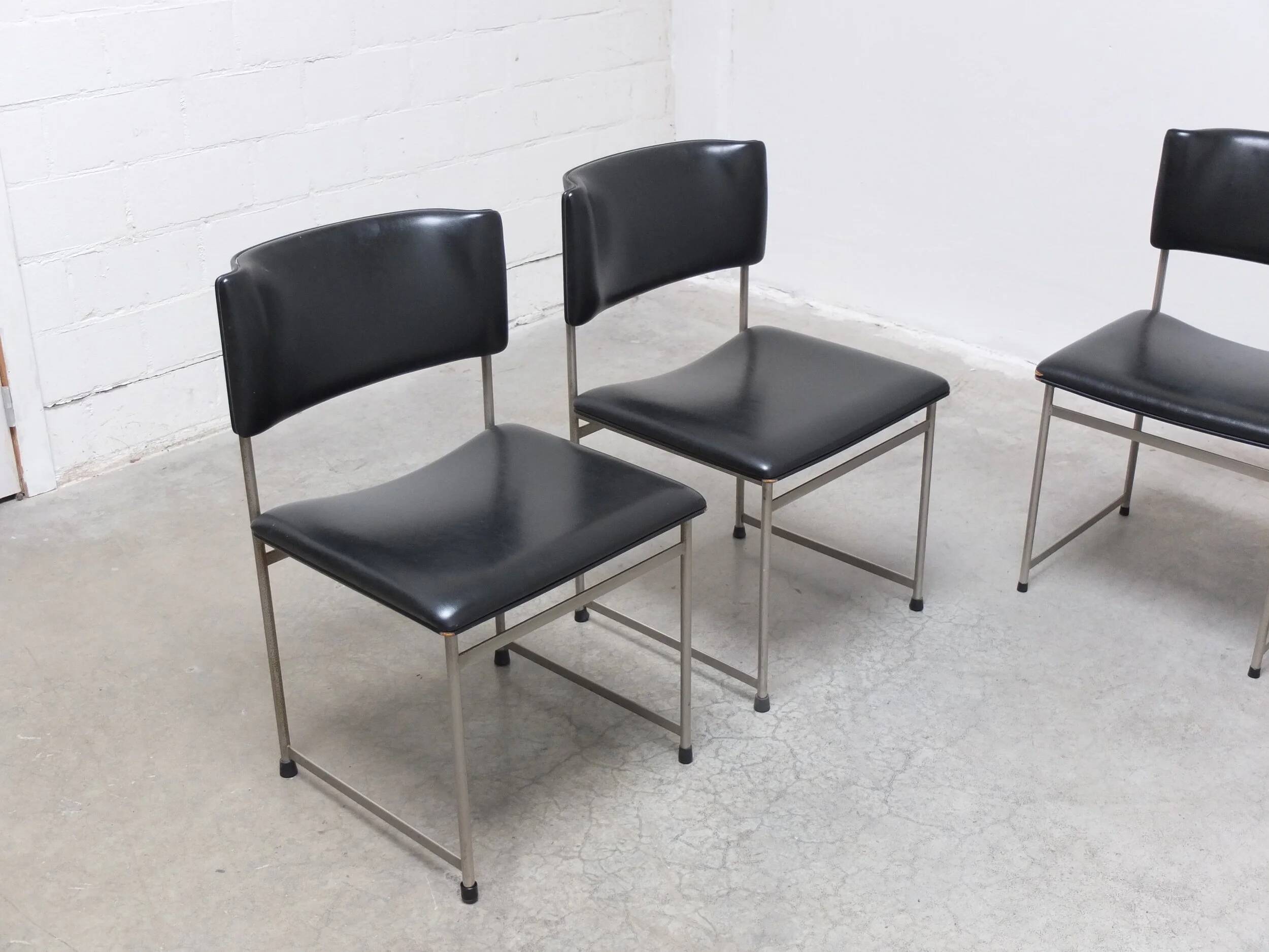 Set of 6 'SM08' dining chairs by Cees Braakman for Pastoe, 1960s