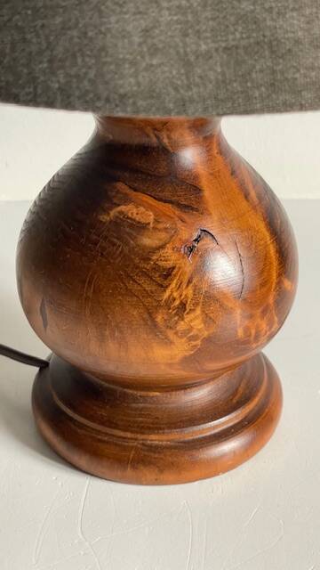 Solid Wood Lamp in a Country Style
