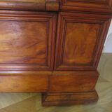 Antique trunk bench - Louis Philippe style - trunk seat - solid wood
