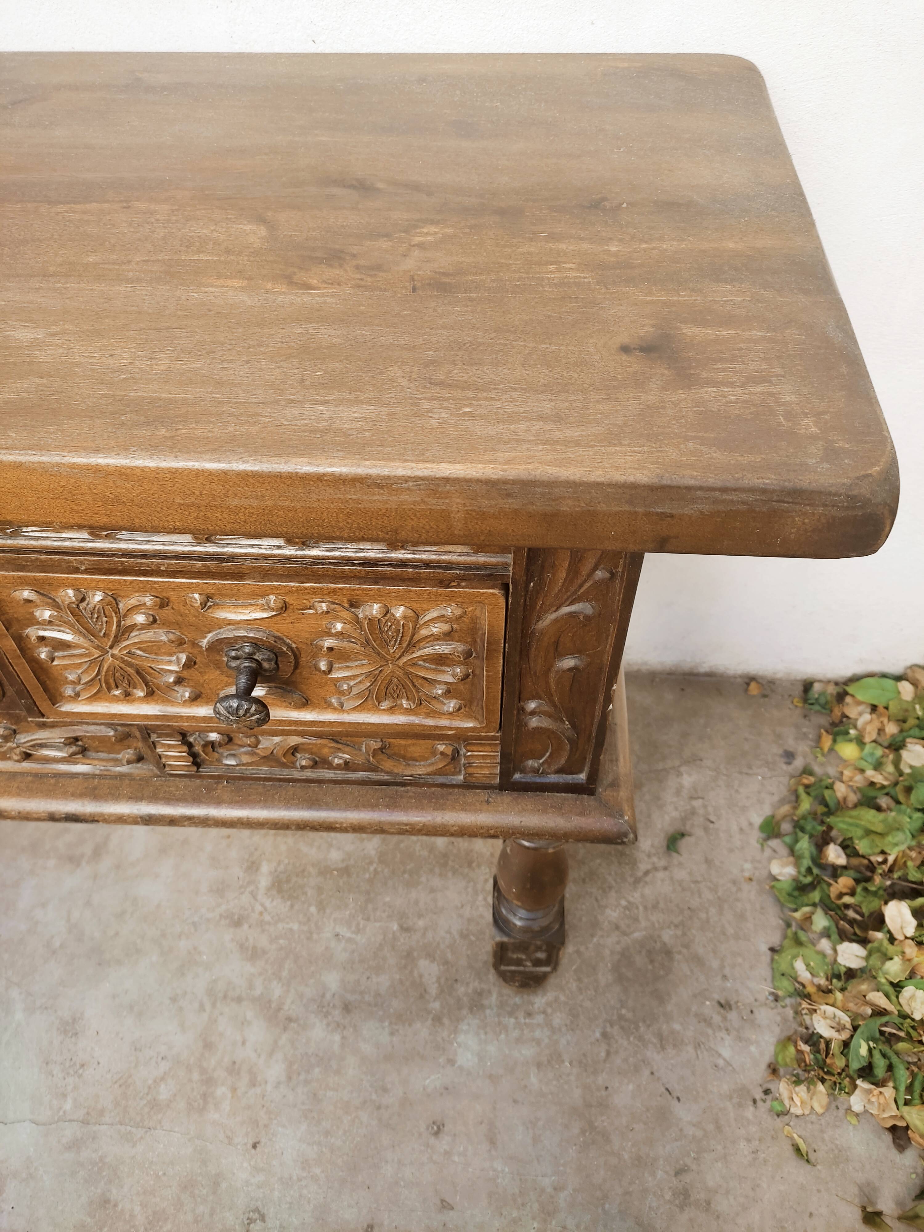 Ethnic carved wooden furniture