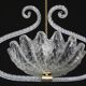 Charming Art Deco Pendant Chandelier by Ercole Barovier, 1940s