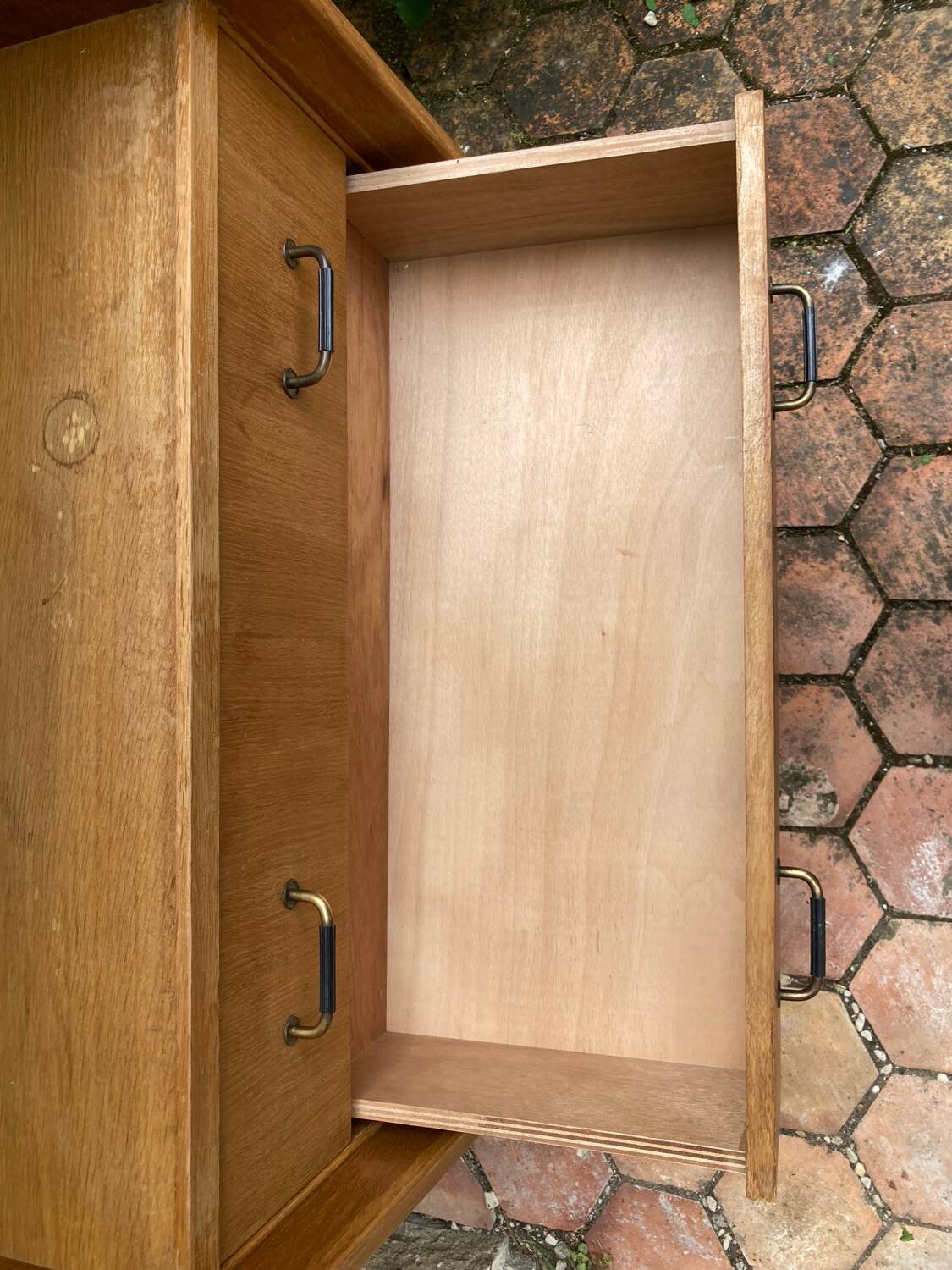 Vintage bookcase shelf