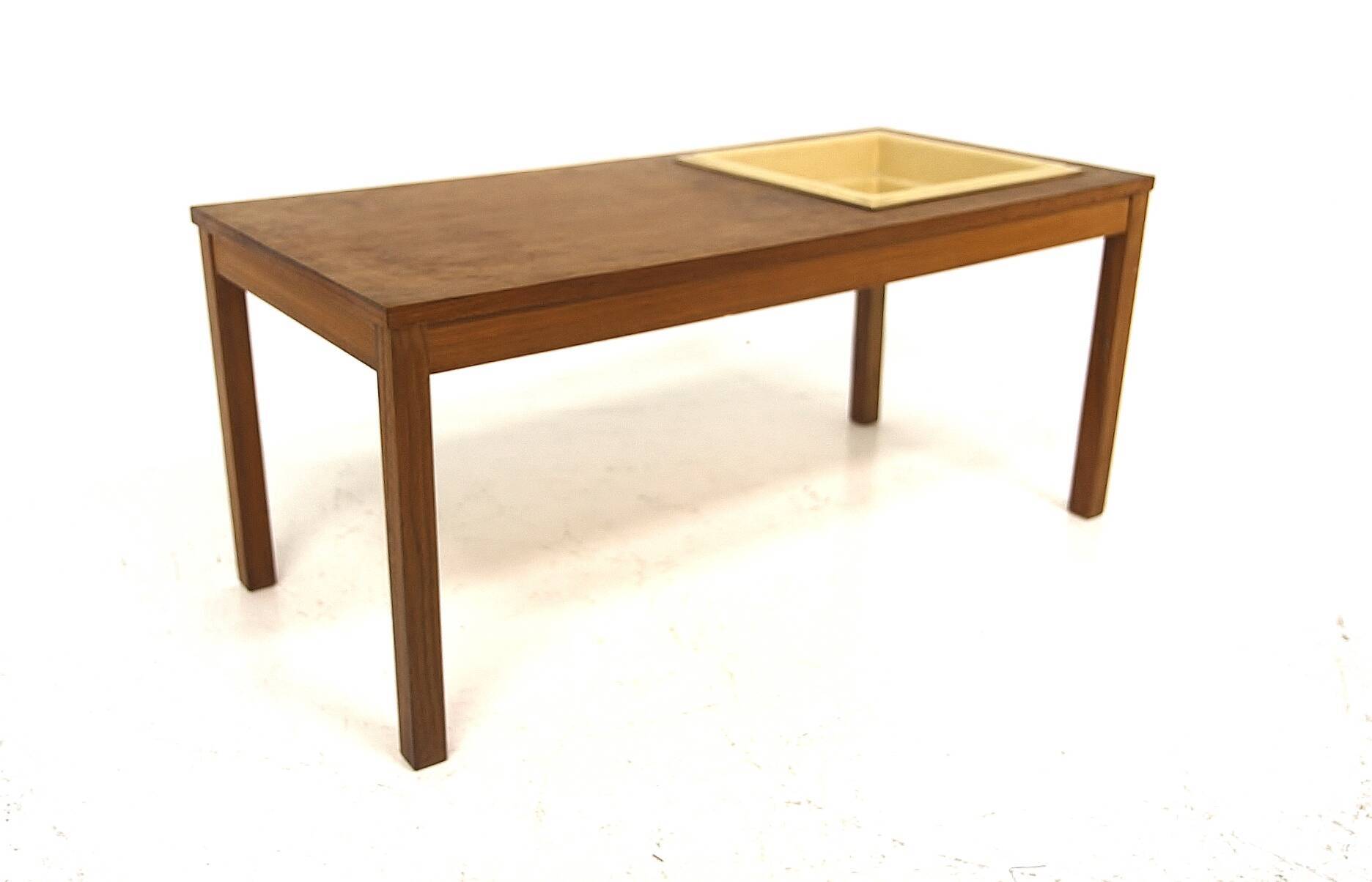 Scandinavian indoor planter in teak, Sweden, 1960