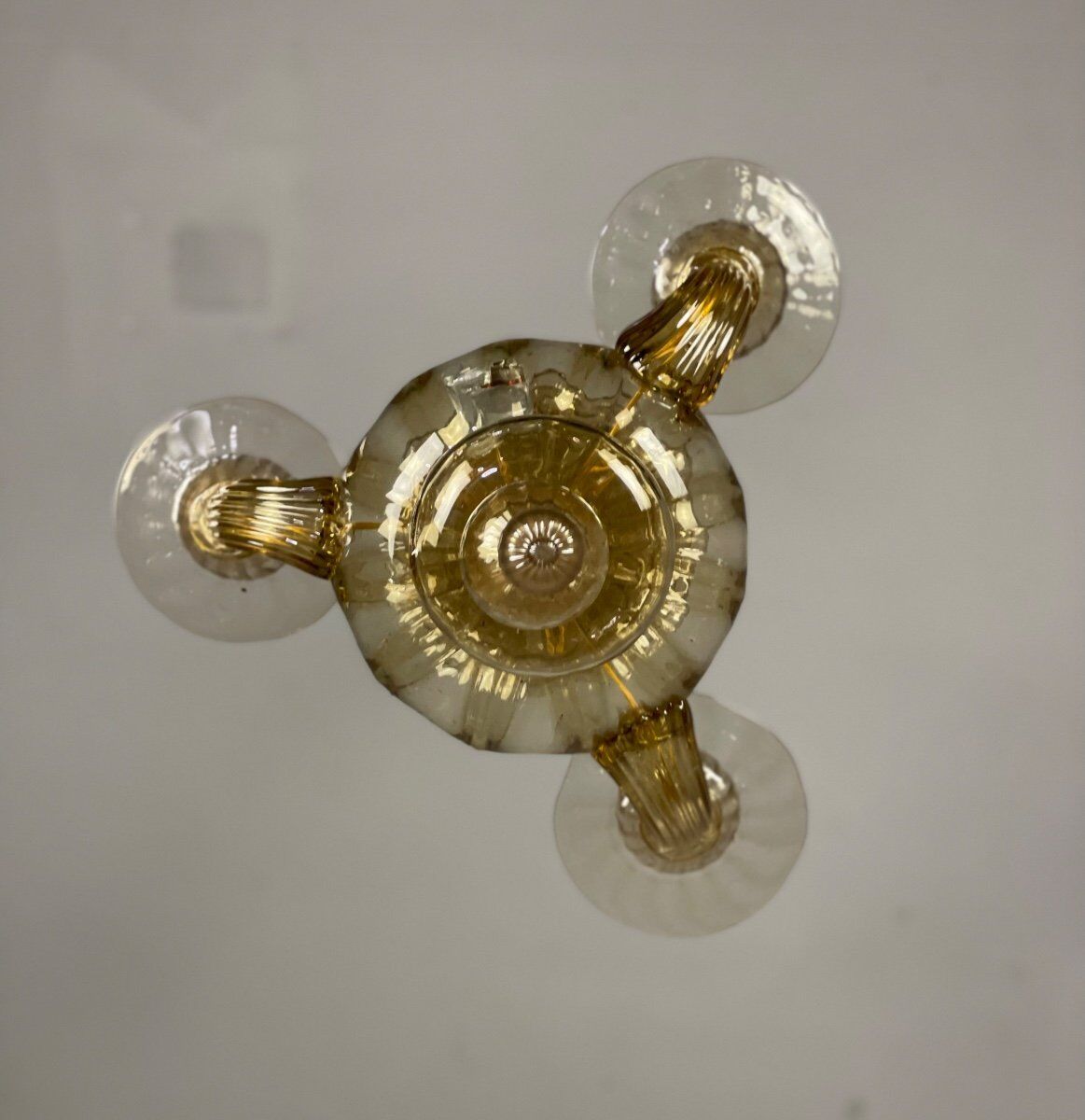 Venetian lantern made of murano glass