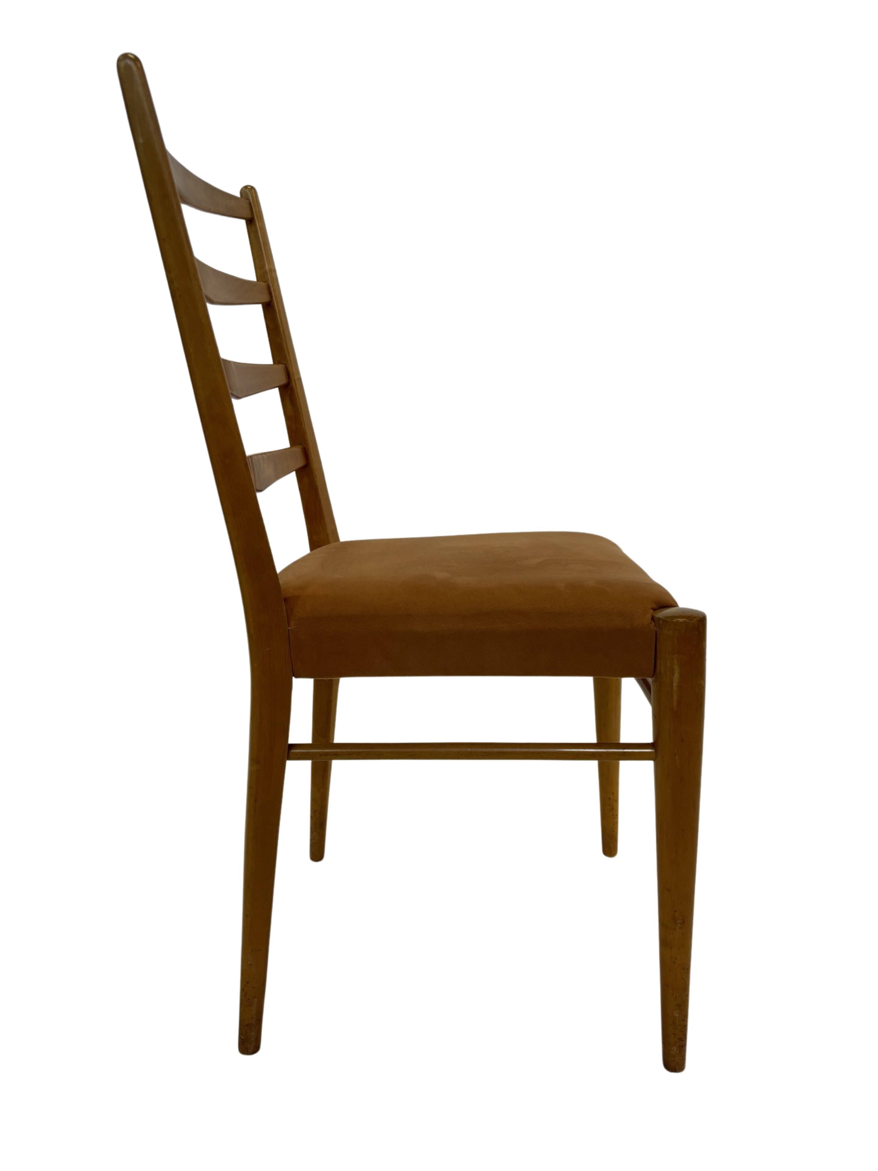 Set of 4 vintage chairs Cees Braakman Pastoe ST09 50's