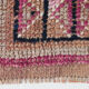 Tapis pastel rose & bleu vintage 315x85cm