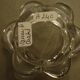 Corolla-shaped ashtray and pocket tray, Vannes Le Chatel crystal (A 240)