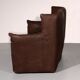 Patinated leather sofa by Gerard van den Berg for Montis, Netherlands, 1970s
