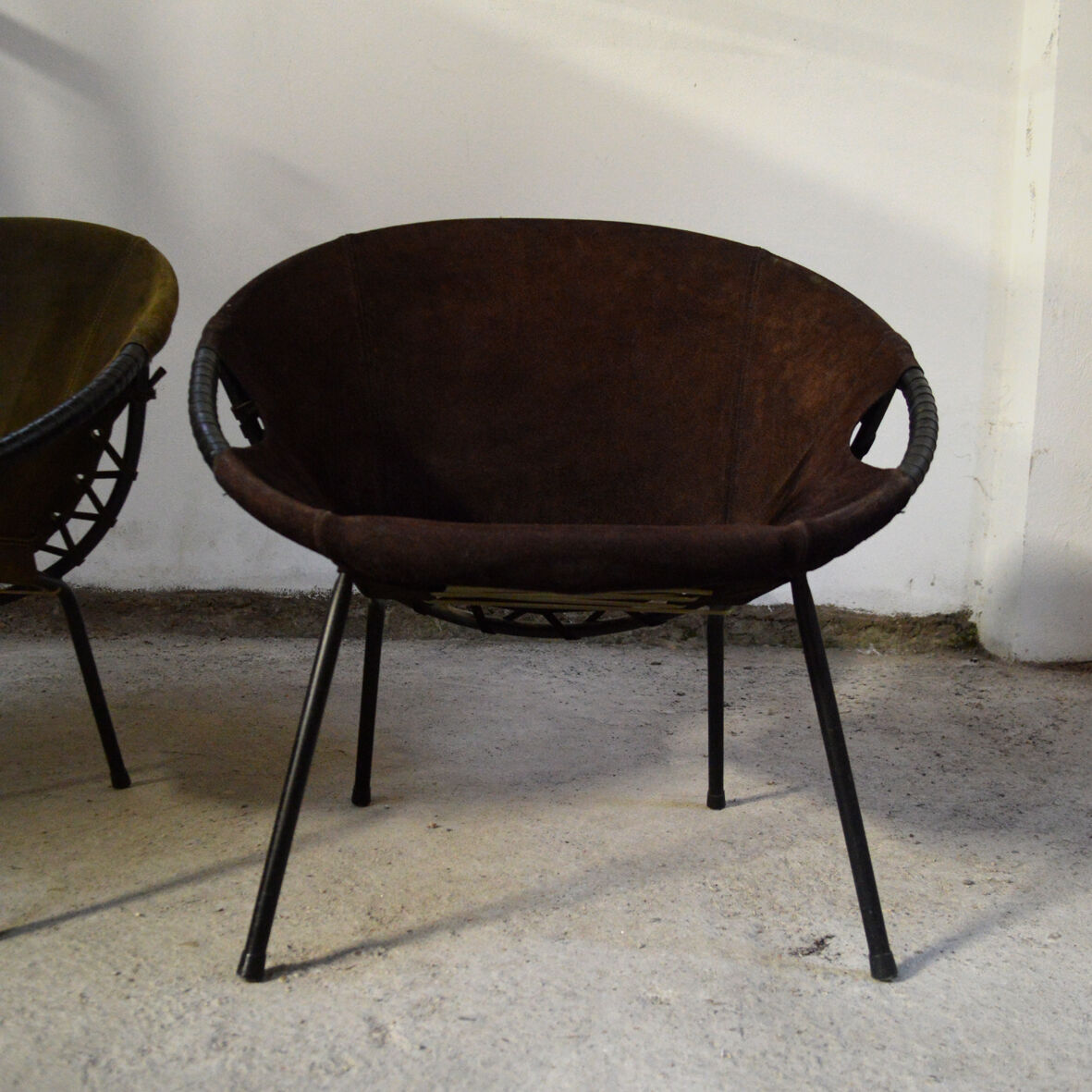 Paire de fauteuils circle chair Lusch Erzeugnis