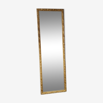 Miroir doré en pied - 175x45cm