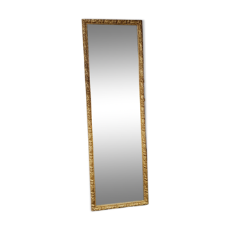 Miroir doré en pied - 175x45cm